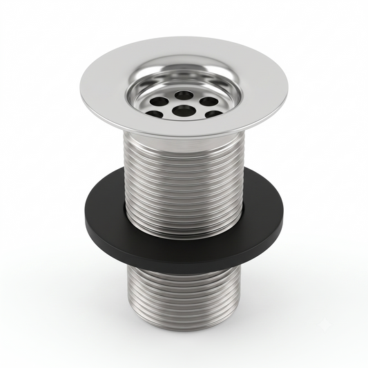 SS Waste Coupling Light (Full Thread) 32mm Brass - By Prayag