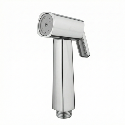 Chrome Plated ABS Health Faucet with 1 Mtr. SS Tube & Hook in Blister Packing Brass - By Prayag