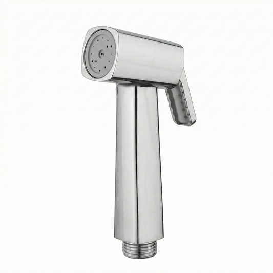 Chrome Plated ABS Health Faucet with 1 Mtr. SS Tube & Hook in Blister Packing Brass - By Prayag