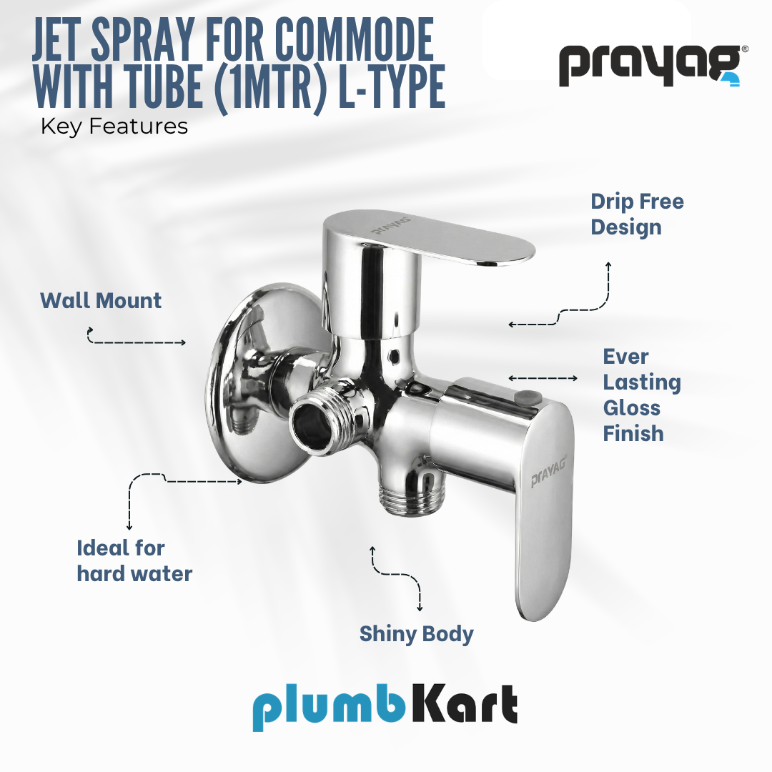 Two Way Angle Valve (Double Handle) Brass - By Prayag