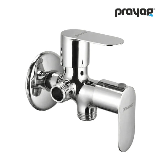 Two Way Angle Valve (Double Handle) Brass - By Prayag