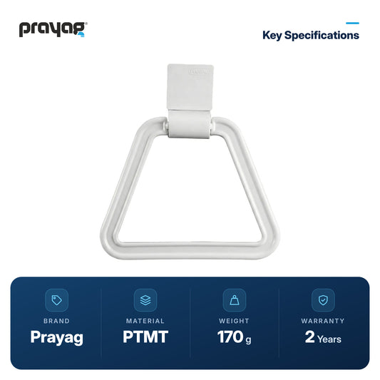 Towel Ring Quad - Prayag key specifications: PTMT, 170 g, 2-year warranty
